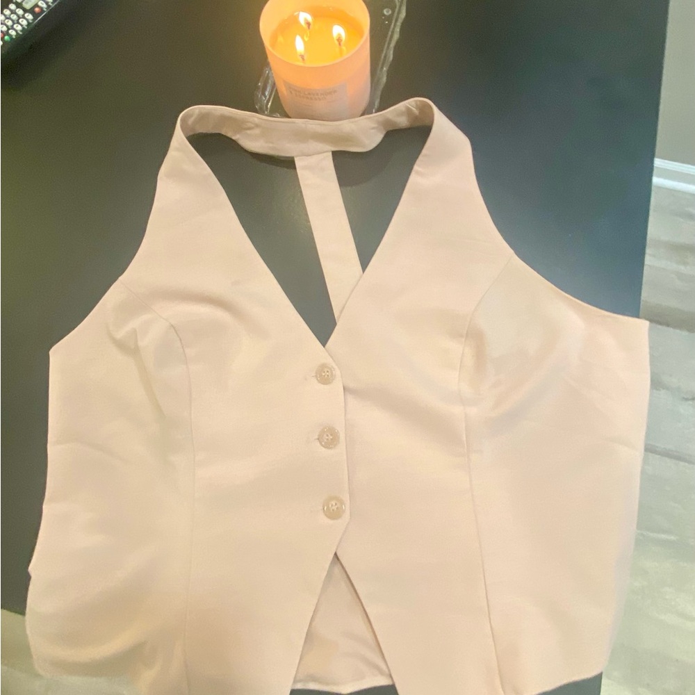 Forever 21 Light Tan Halter Top